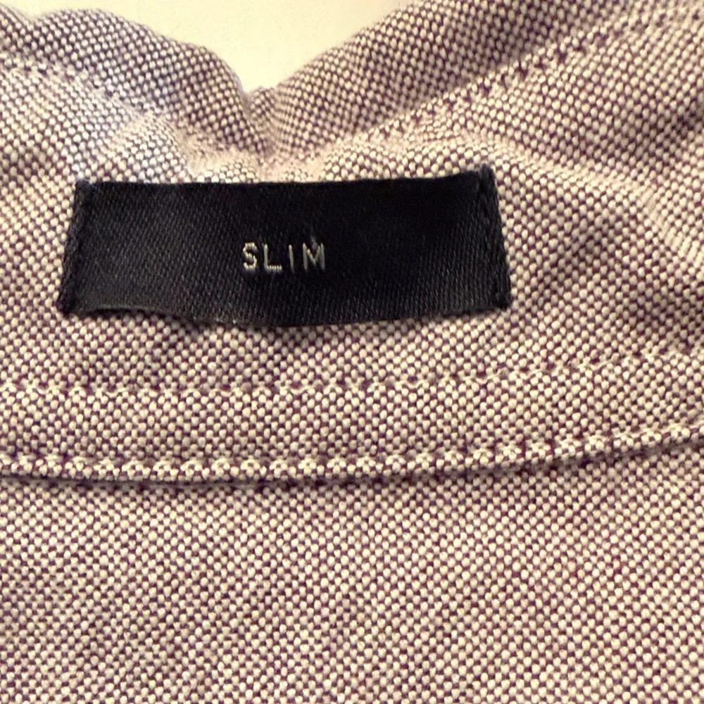 J. Crew Men's Lavender Slim  Casual Button-Down Shirt size L